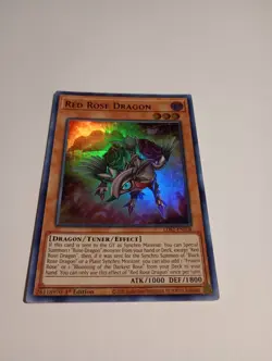 Yugioh: Red Rose Dragon (Purple) - LDS2-EN108 Ultra Rare 1st Edition NM - Image 2