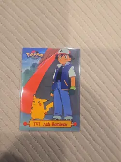TV1 ASH KETCHUM POKEMON CARD - Image 1