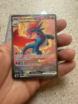 Salamence ex Full Art Holo 187/159 Sv09 Journey Together SIR 320 HP English NM - Image 2