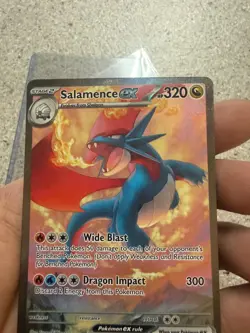 Salamence ex Full Art Holo 187/159 Sv09 Journey Together SIR 320 HP English NM - Image 3