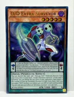 Yugioh D/D Extra Surveyor #BLMM-EN043 Ultra Rare NM - Image 1