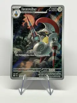 Pokemon TCG Escavalier Holo Illustration Rare SV: Black Bolt 138/086 - Image 1