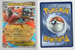 Mega Lucario ex 077/132 Double Rare Mega Evolution Pokemon Near Mint - Image 1