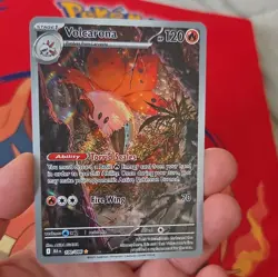 2025 Pokemon Black Bolt Volcarona Illustration Rare #100/086 - Image 5