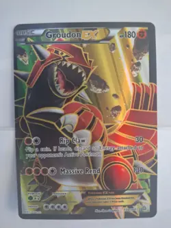 The Pokemon Company XY Primal Clash Groudon EX 150/160 Full Art Holo UR EN - Image 1