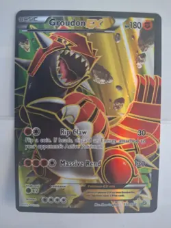 The Pokemon Company XY Primal Clash Groudon EX 150/160 Full Art Holo UR EN - Image 2