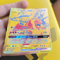 Pokemon Reshiram & Charizard GX SM247 TAG TEAM GX Promo Holo HP 270 2021 - Image 2