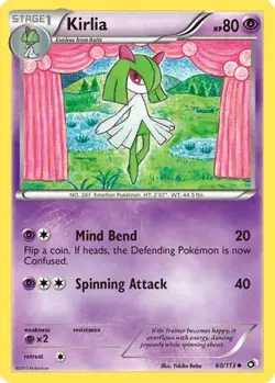 Kirlia 60/113 UC Legendary Treasures Pokemon NM/M - Image 1