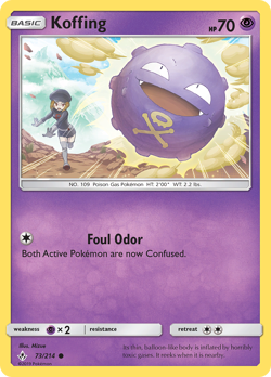 Koffing 73/214 C Unbroken Bonds Pokemon NM/M - Image 1