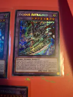 Yu-Gi-Oh! TCG 1x Vicious Astraloud MP24-EN083 x1 PRISM YUGIOH! N.M - Image 3