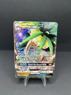 Alolan Exeggutor GX ULTRA RARE 74/111 Pokemon Sun Moon Crimson Invasion Holo NM - Image 1
