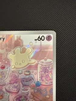 Pokemon TCG Stellar Crown Milcery Illustration Rare Card 152/142 - Image 3