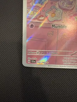 Pokemon TCG Stellar Crown Milcery Illustration Rare Card 152/142 - Image 5