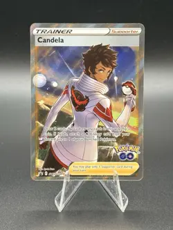 Pokemon GO Candela SWSH228 Full Art Trainer Promo NM - Image 1