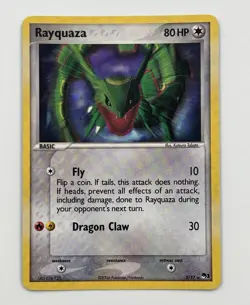 Pokemon Company Rayquaza 003/017 Holo Rare English 2006 80 HP - Immaculate! - Image 1