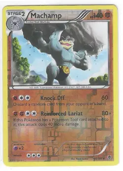 Machamp 50/101 Pokemon Plasma Blast Rare Reverse Holo - MP - Image 1