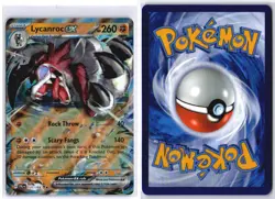 LYCANROC EX 117/193 Double Rare Paldea Evolved Holo NM - Image 1