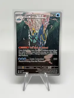 Clawitzer 141/132 Me01: Mega Evolution Illustration Rare Holo Pokemon NM - Image 1