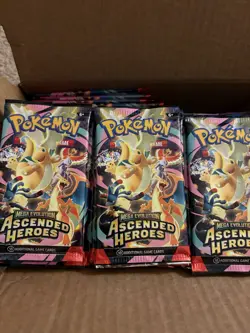 (LOT OF 70) Pokemon TCG Ascended Heroes Booster Packs - Image 2