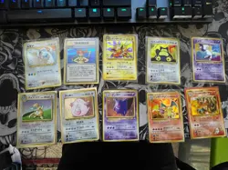 Japanese pokemon lot - NEO, PROMO, GB, BASE SET - Charizard, snorlax, mew, MINT - Image 1