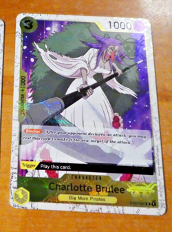 ONE PIECE THE BEST PRB01 ENGLISH CARD HOLO FOIL CARTE Charlotte Brulee ST07-007 - Image 1