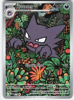 Pokemon Haunter 027 Holo Illustration Rare ME: Mega Evolution Promo Pokemon NM - Image 1