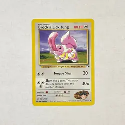Pokemon Brocks Lickitung 41/132 Gym Challenge 2000 English Common - Image 1