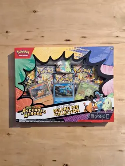 New! Ascended Heroes First Partners Deluxe Pin Collection Factory Sealed - Image 1