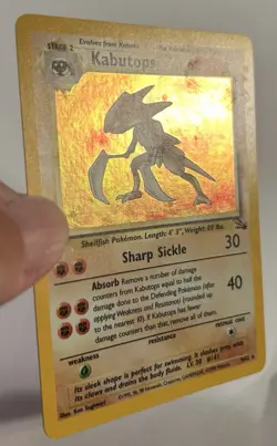 Pokemon Kabutops 9/62 Fossil Holo LP - Image 2