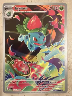 Pokemon Co Ivysaur 134/132 ME01 Mega Evolution Holo Eng IR - Image 1