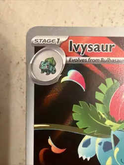 Pokemon Co Ivysaur 134/132 ME01 Mega Evolution Holo Eng IR - Image 2