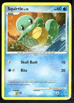 Squirtle 96/127 (HP) - Platinum - Non-Holo - Image 1