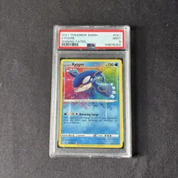 2021 Pokemon Shining Fates 021/072 Kyogre Amazing Rare PSA MINT 9 - Image 1
