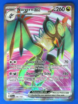SV02: Paldea Evolved Noivern ex #246/193 POKEMON CARD Ultra Rare - Image 1