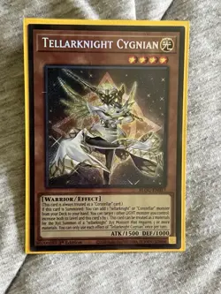 Tellarknight Cygnian - BLGG-EN017 - Secret Rare YuGiOh NM 1st Ed - Image 1