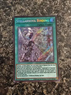 Yugioh Stellarnova Binding - BLGG-EN020 - 1st Ed. Secret Rare - NM - Image 1