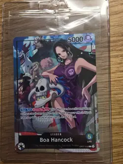 SEALED Boa Hancock 2025 PSA Magazine Promo OP07-038 Leader Foil One Piece - Image 3