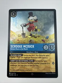 Scrooge Mcduck - Richest Duck In The World - 154/204 FOIL - Disney Lorcana TCG - Image 1