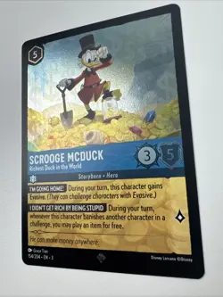 Scrooge Mcduck - Richest Duck In The World - 154/204 FOIL - Disney Lorcana TCG - Image 2