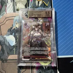 Weiss Schwarz Overlord Premium Booster OVL/SE54-45EX SEC Albedo SIG BECKETT 9.5 - Image 1