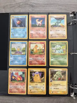 Old Pokemon Cards VINTAGE Rare Collection binder Holo WOTC 1999 Era Lot - Image 4