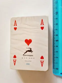 CARTE DA GIOCO SIGILLATE MODIANO BRIDGE POKER VINTAGE ORIGINAL PLAYING CARDS NEW - Image 4