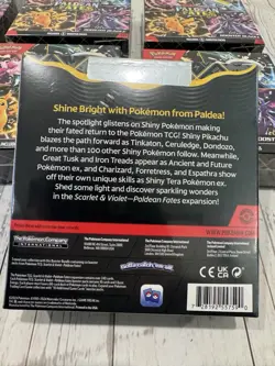 Paldean Fates Booster Bundles Lot of 6 Sealed Scarlet & Violet Pokemon TCG Cards - Image 3