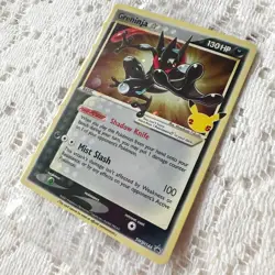 Pokemon TCG Greninja Gold Star SWSH144 25th Celebrations Promo Card Sealed - Image 2