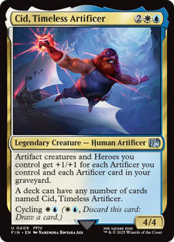 Cid, Timeless Artificer (409) Final Fantasy PLD Creature Uncommon CARD ABUGames - Image 1