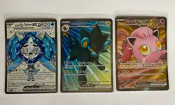 Pokemon Twilight Masquerade 3 Card Lot Full Art EX Ultra Rare Holo NM - Image 1