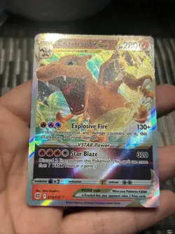Pokemon TCG Charizard VSTAR 2022: Brilliant Stars Holo Full Art Card 018/172- NM - Image 2