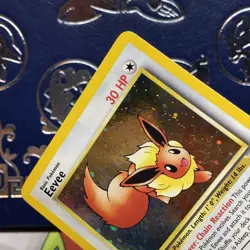 Eevee Promo 11 LP + Vintage Holo Pokemon Card Black Star Promo - Image 3