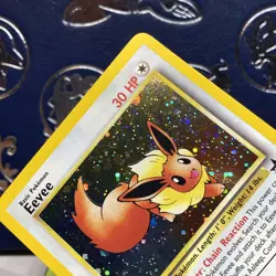 Eevee Promo 11 LP + Vintage Holo Pokemon Card Black Star Promo - Image 4