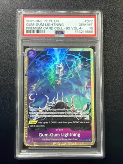 2025 Gum-Gum Lightning One Piece Premium Best Selection Vol.4 #077 PSA 10 C1 - Image 1